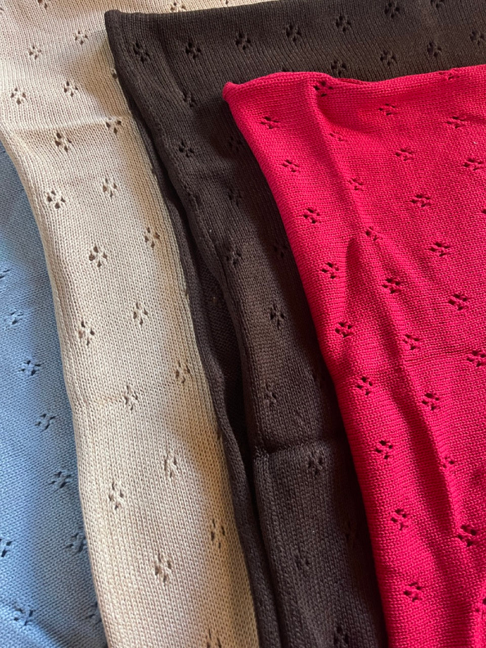 Cotton Knit Stole/ コットンニットストール