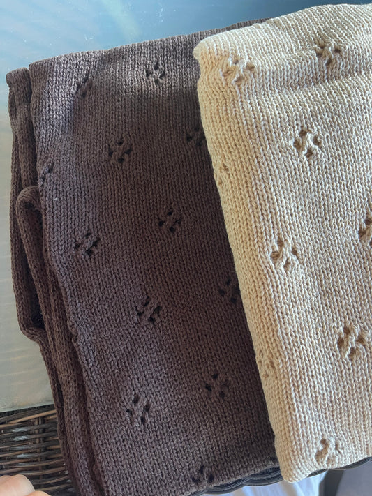 Cotton Knit Stole/ コットンニットストール