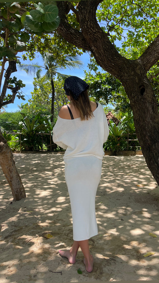 LAURAS Cotton Knit Skirt / コットンニットスカート